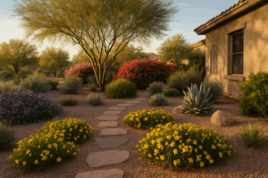 A flourishing Chandler garden in spring