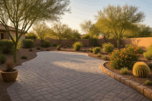 Cool paved yard in Gilbert, Arizona