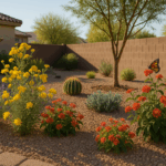 Desert pollinators in a vibrant Gilbert garden