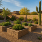 Illustration of a well-planned garden in Gilbert