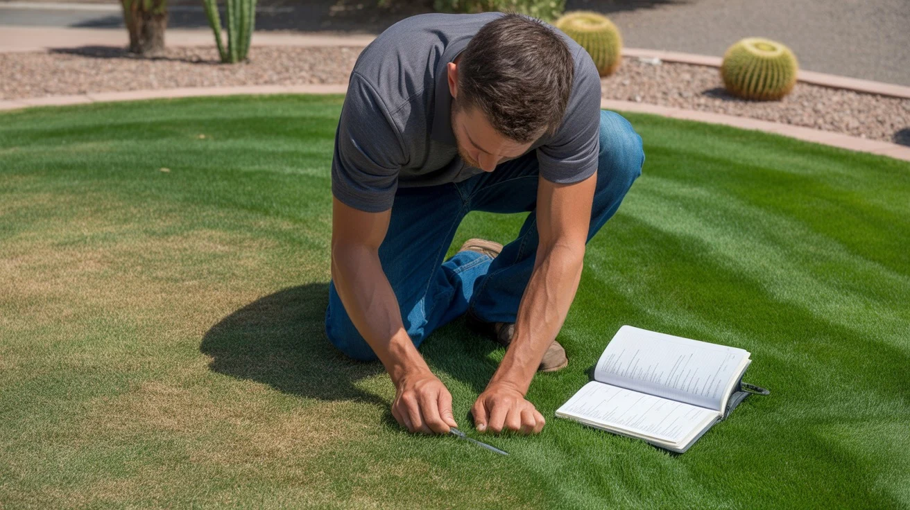 Checklist for troubleshooting common lawn problems in Gilbert AZ yards