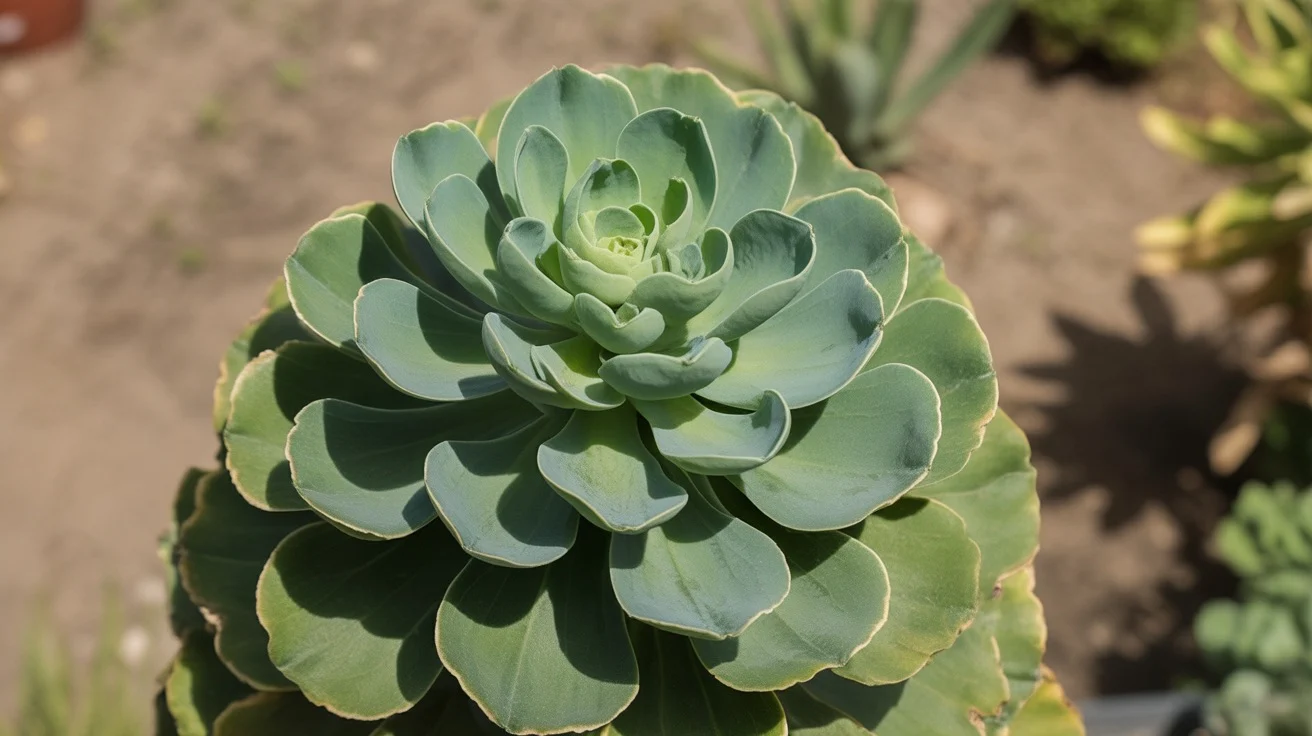Ornamental plant leaves curling and distorted in the summer heat