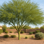 A well-pruned Palo Verde tree in Gilbert