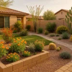 A thriving spring garden in Chandler, Arizona
