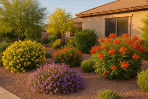 A beautifully cared-for spring yard in Chandler