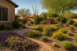 A vibrant Chandler yard ready for spring.