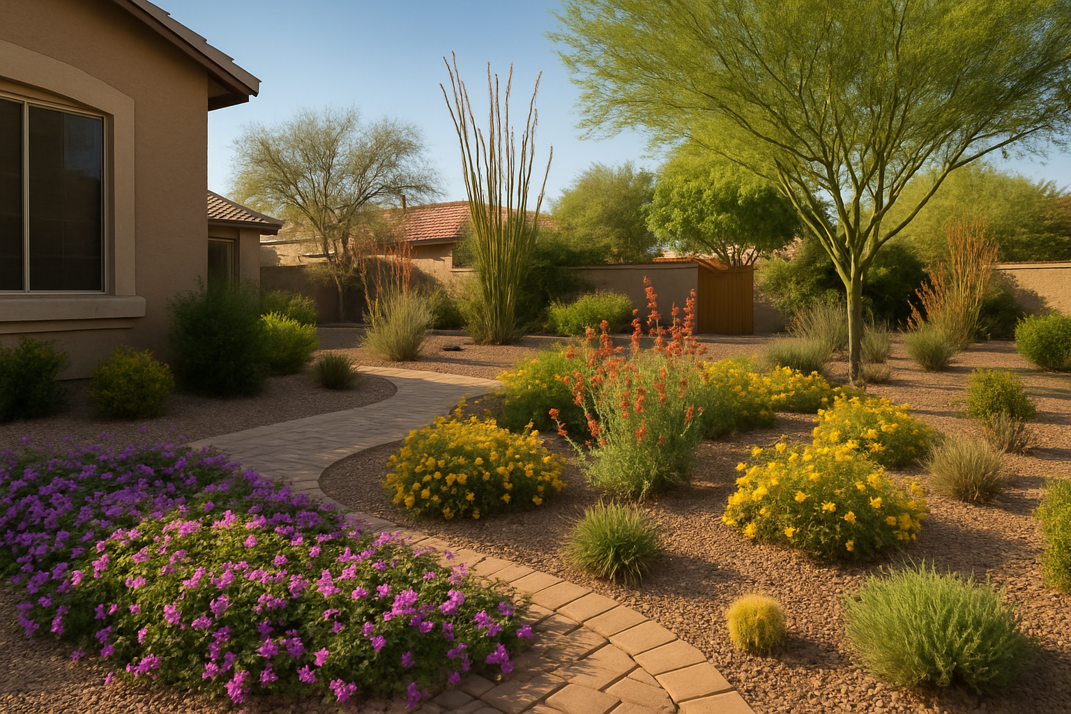 A vibrant Chandler yard ready for spring.