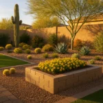 A vibrant Southeast Valley garden prepared for spring